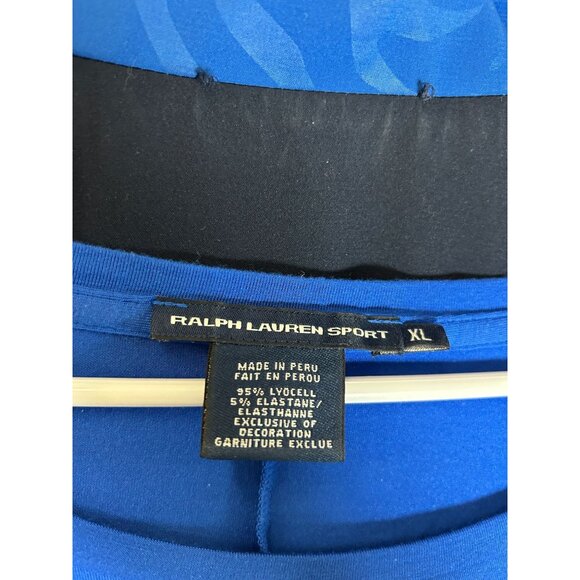 Ralph Lauren Sport Blue Men's 2-Piece Set XL - Long Sleeve Shirt & Vest Lined Zi - Picture 6 of 15